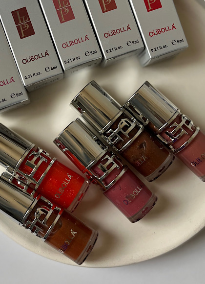 لیپگلاس شاین طرح YSL برند OLIBOLLA