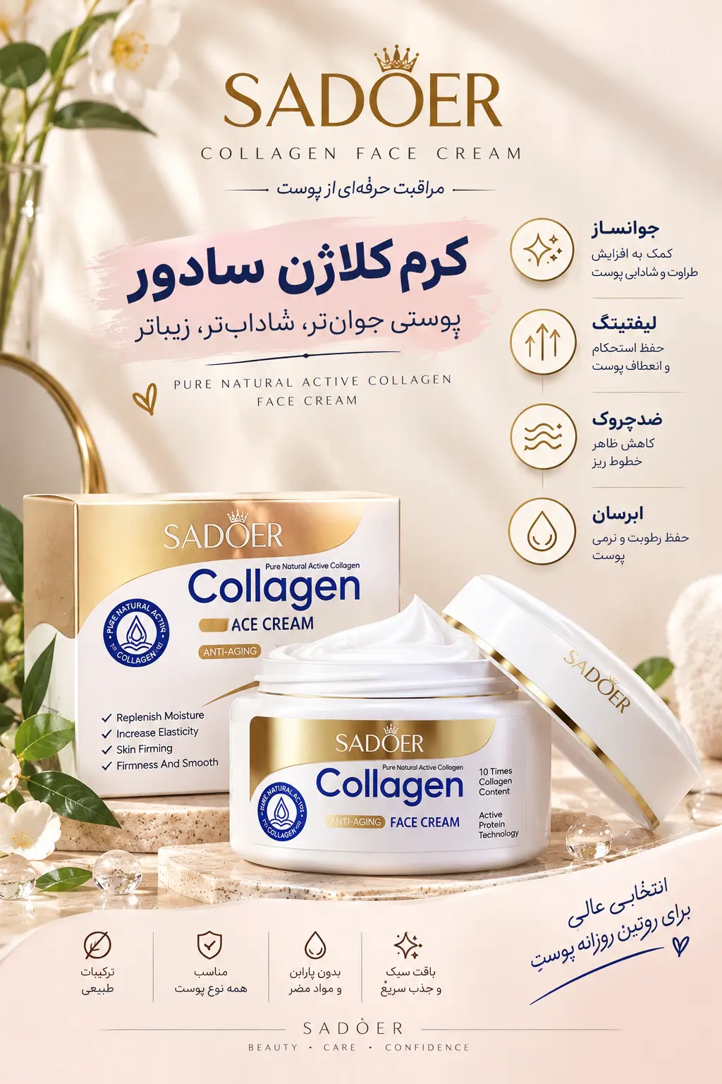 file_0000000003a081f4a26aa7960c1cd144 کرم کلاژن sadoer - Image 1
